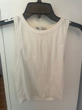Zara Women’s white tank top
